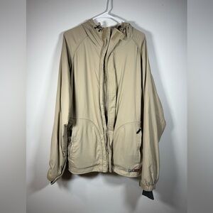 Vintage‎ Oakley Software Ski Jacket Nylon Lined Tan Khaki Mens Large Sportswear